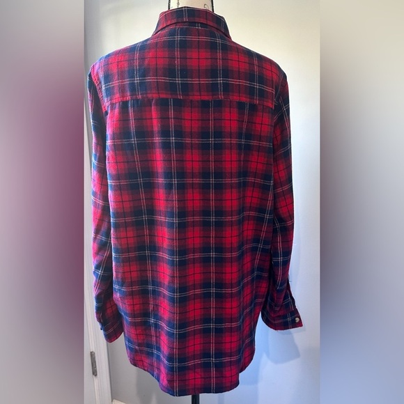 👚 Jachs GF Women's Cozy Flannel Shirt - Red, Size S ❤️ ✨ Condition: Pre-loved, - Picture 4 of 11